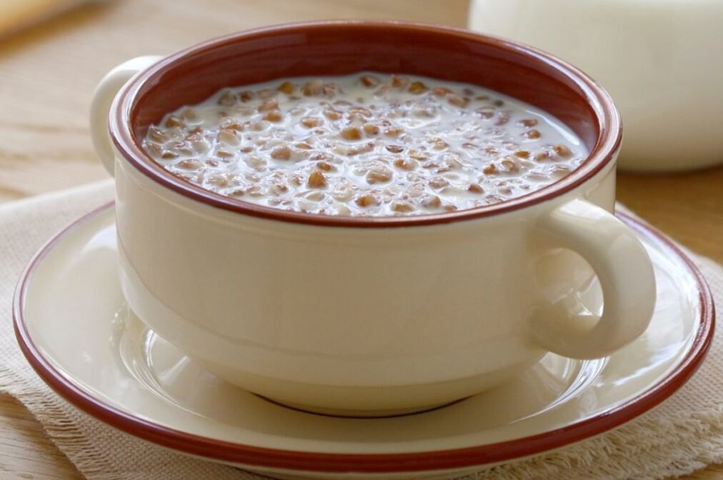 Buckwheat with kefir